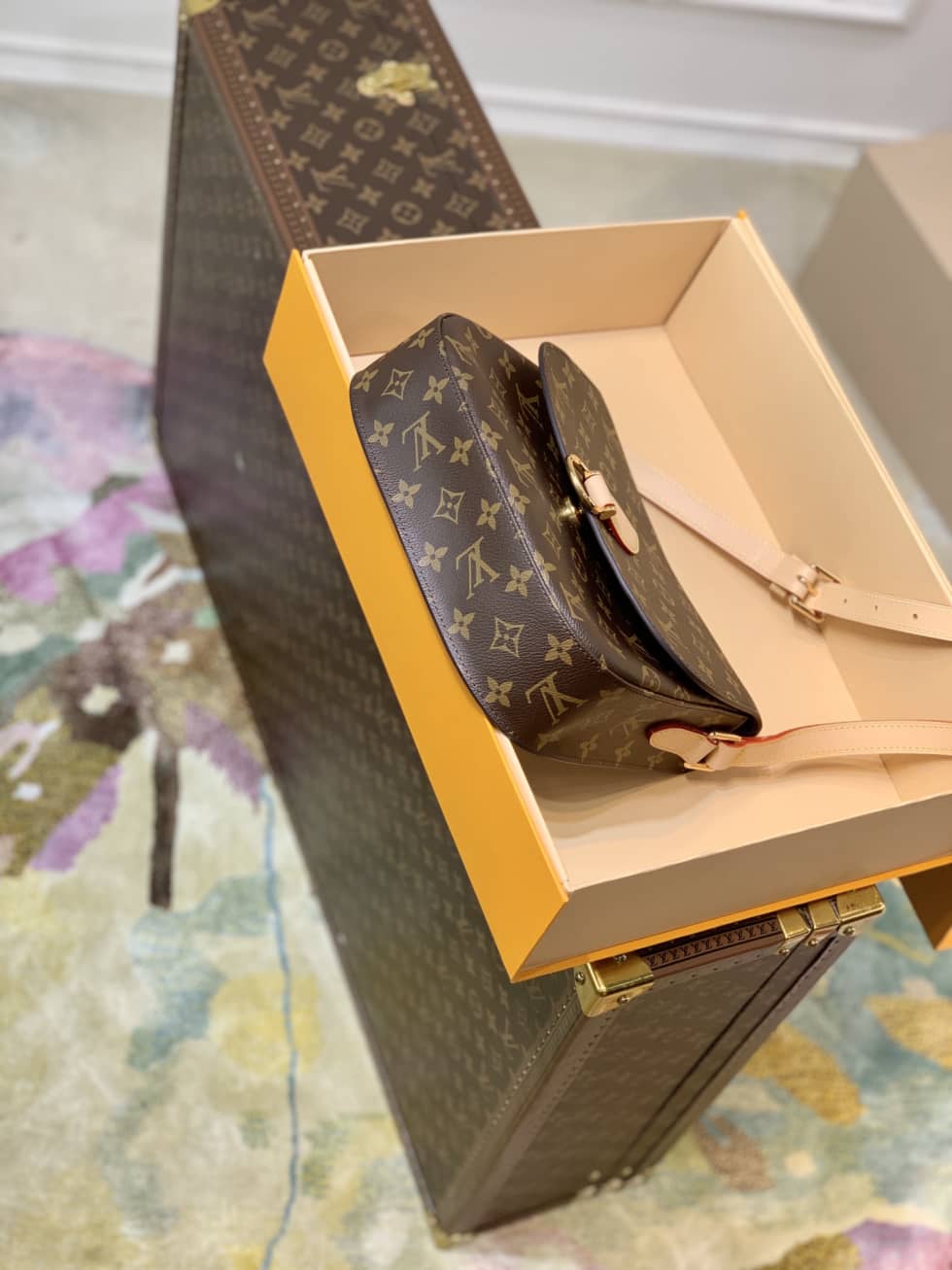 Louis Vuitton Saint Cloud Mini Monogram Canvas M51242 Replica Messenger Bag