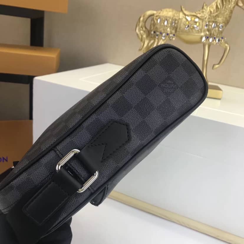 Louis Vuitton Damier Graphite Dayton Reporter PM Replica Shoulder Bag N41408