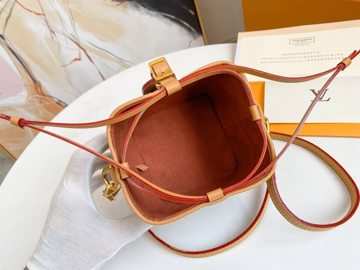 Louis Vuitton Monogram Coated Canvas Replica Crossbody Bag Brown M57099