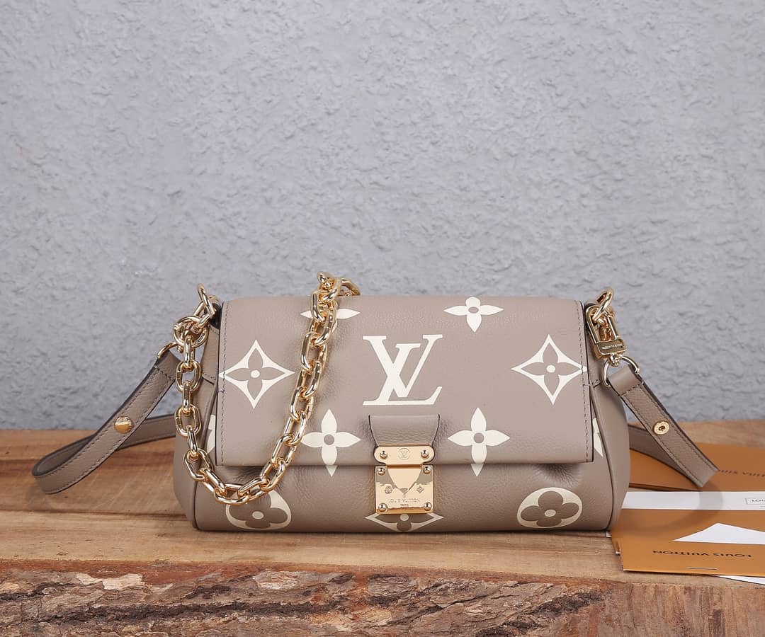 Louis Vuitton Monogram Empreinte Leather Favorite Replica Shoulder Bag M45836