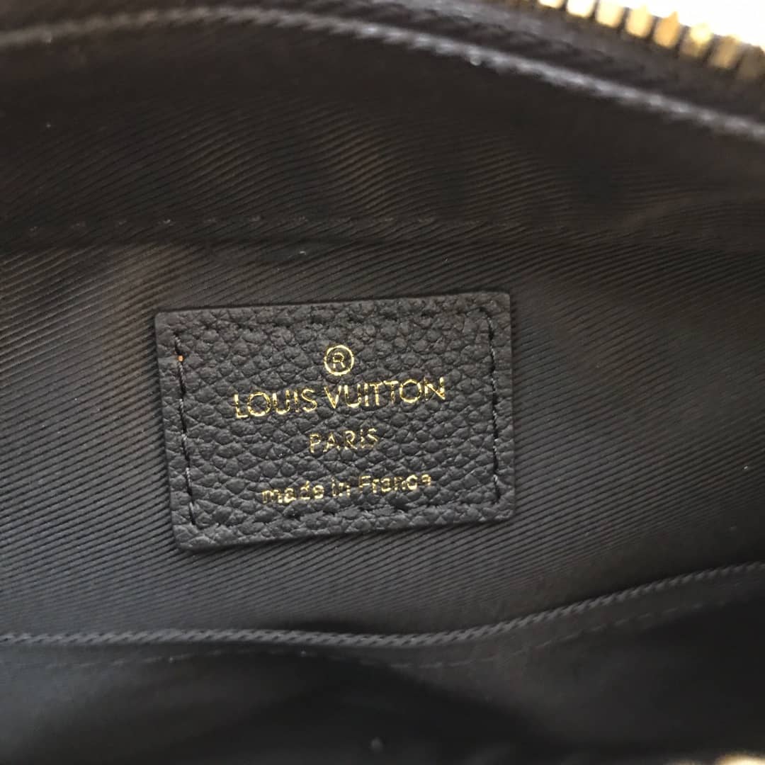 Louis Vuitton Monogram Empreinte Saintonge Replica Bag Black M44606