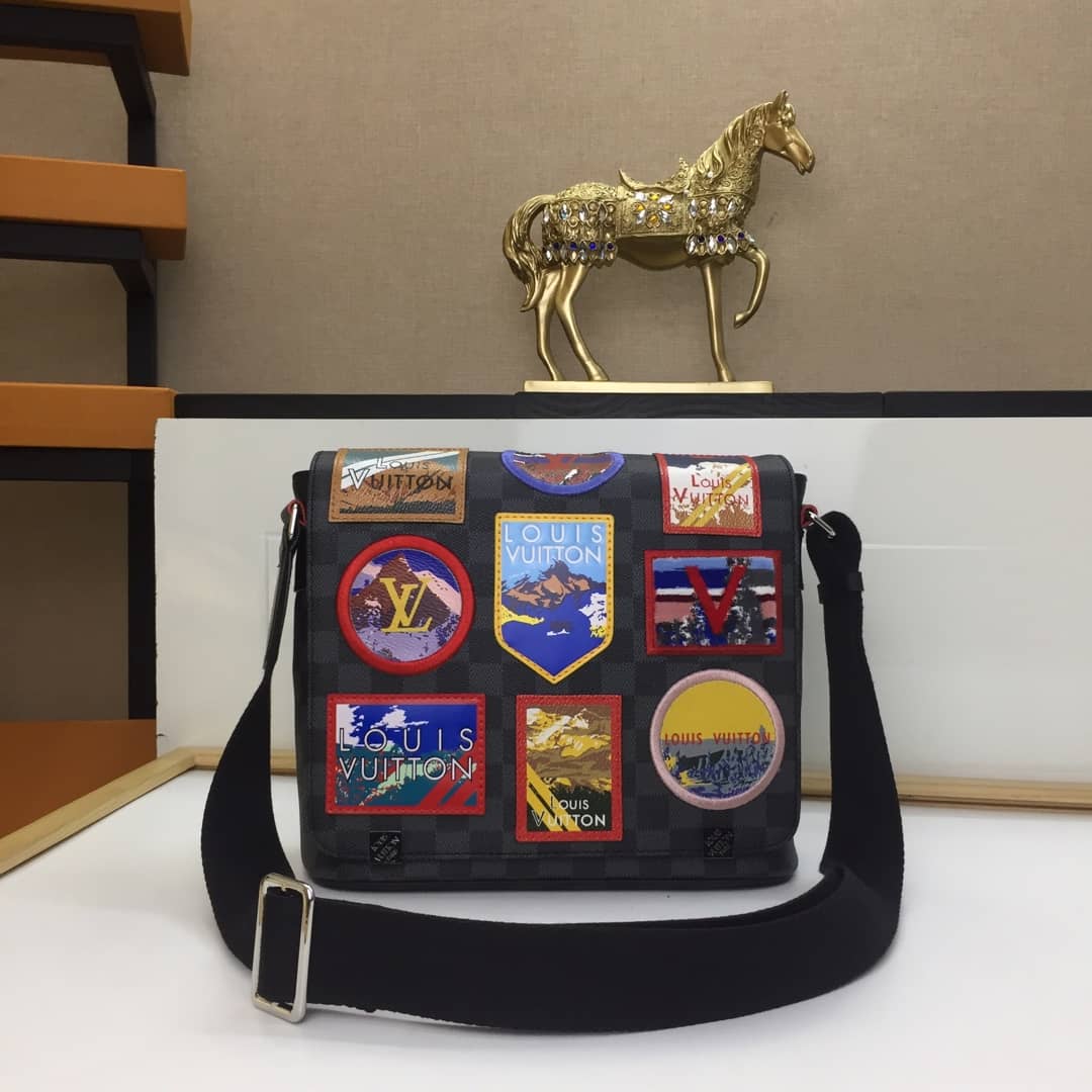 Louis Vuitton Damie Grafit Alps District PM Messenger Bag Replica N40040
