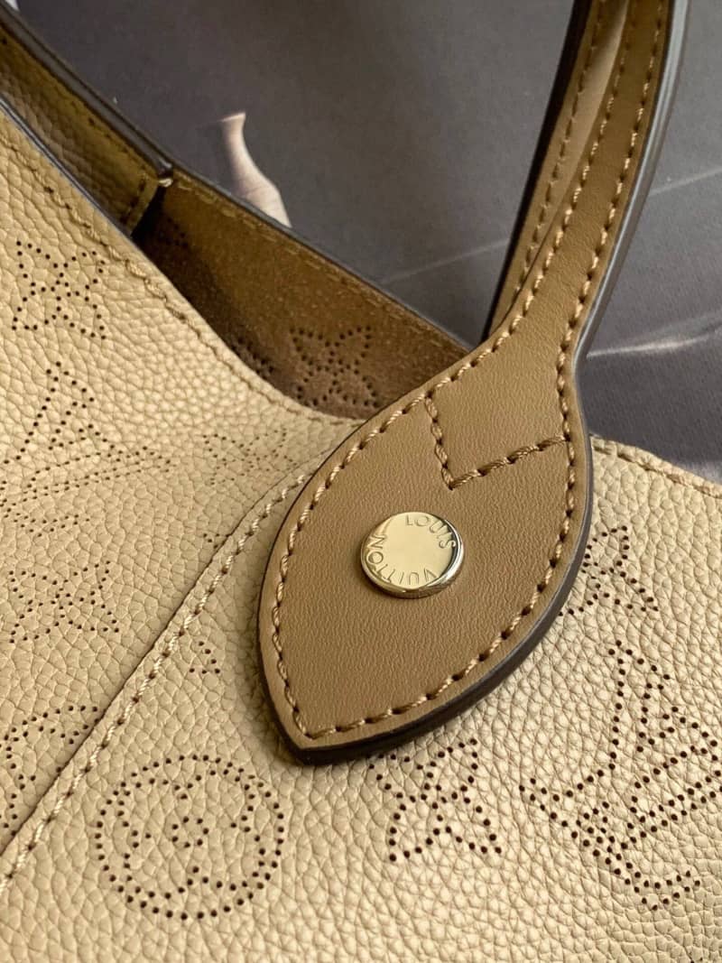 Louis Vuitton Mahina Hina PM Leather Tote Replica Apricot M54353