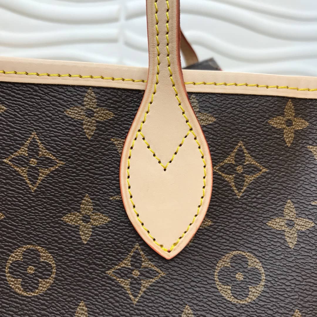 Louis Vuitton Neverfull Dupe Monogram GM Shoulder Bag Replica Pink M40990