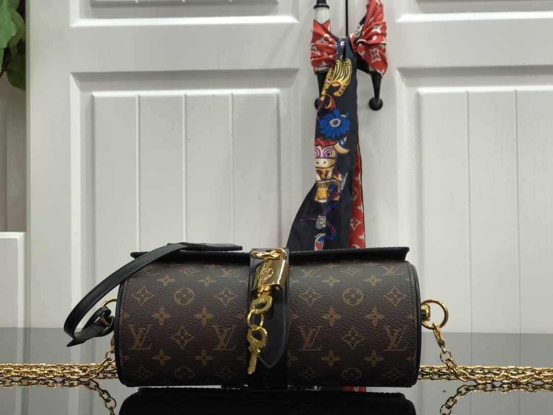 Louis Vuitton Replica Glasses Case Epi Monogram Black M43903