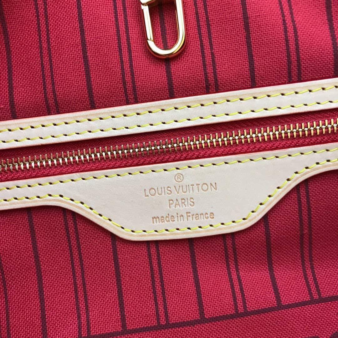 Louis Vuitton Monogram Neverfull MM Bag Replica Red M40995