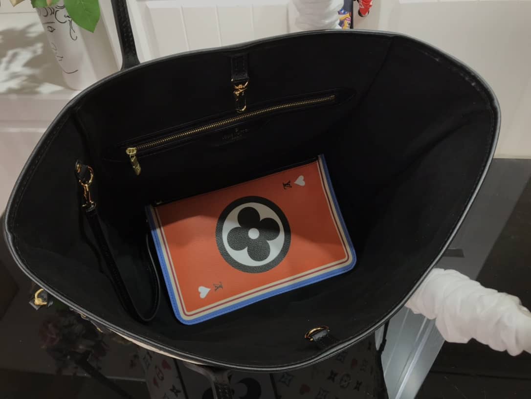 Louis Vuitton Game On Neverfull MM Tote Replica White M57462