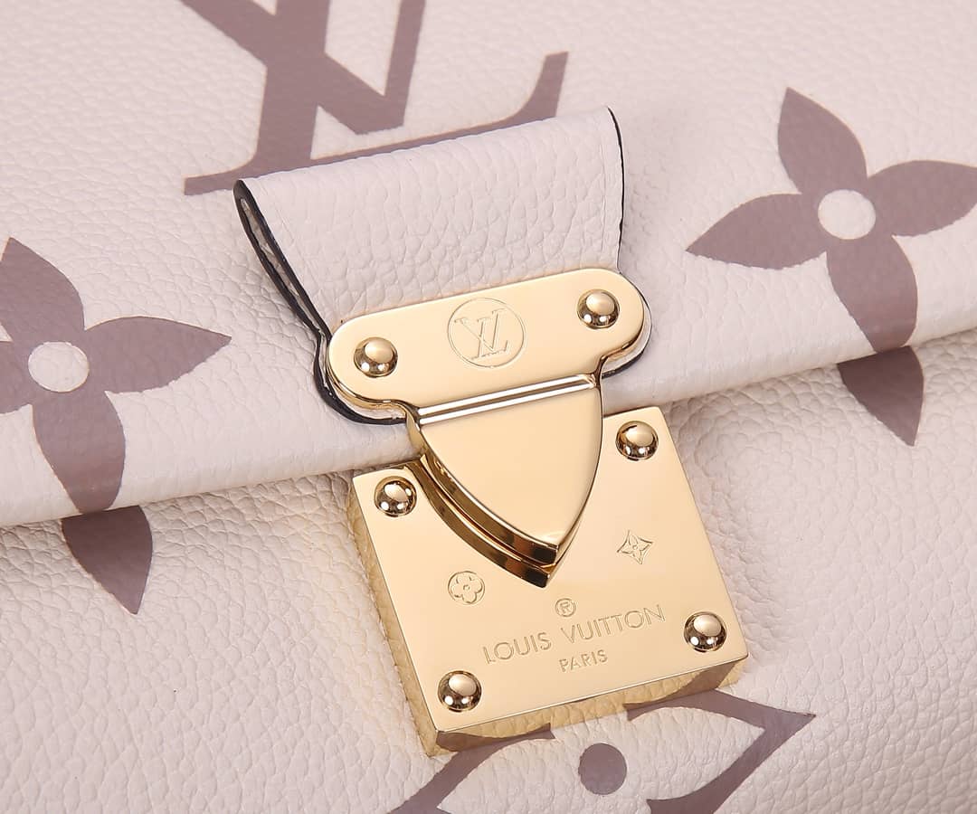 Louis Vuitton Favorite Monogram Empreinte Leather Replica Shoulder Bag White M45813