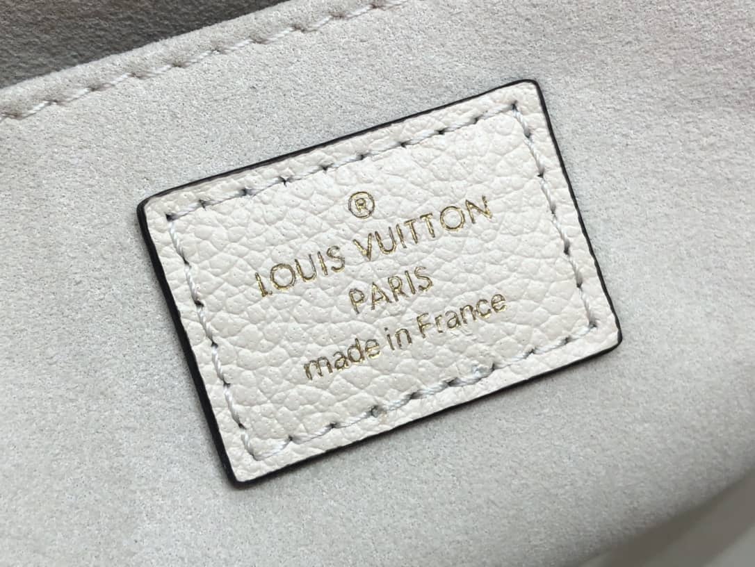 Louis Vuitton Favorite Monogram Empreinte Leather Replica Shoulder Bag Beige M45836