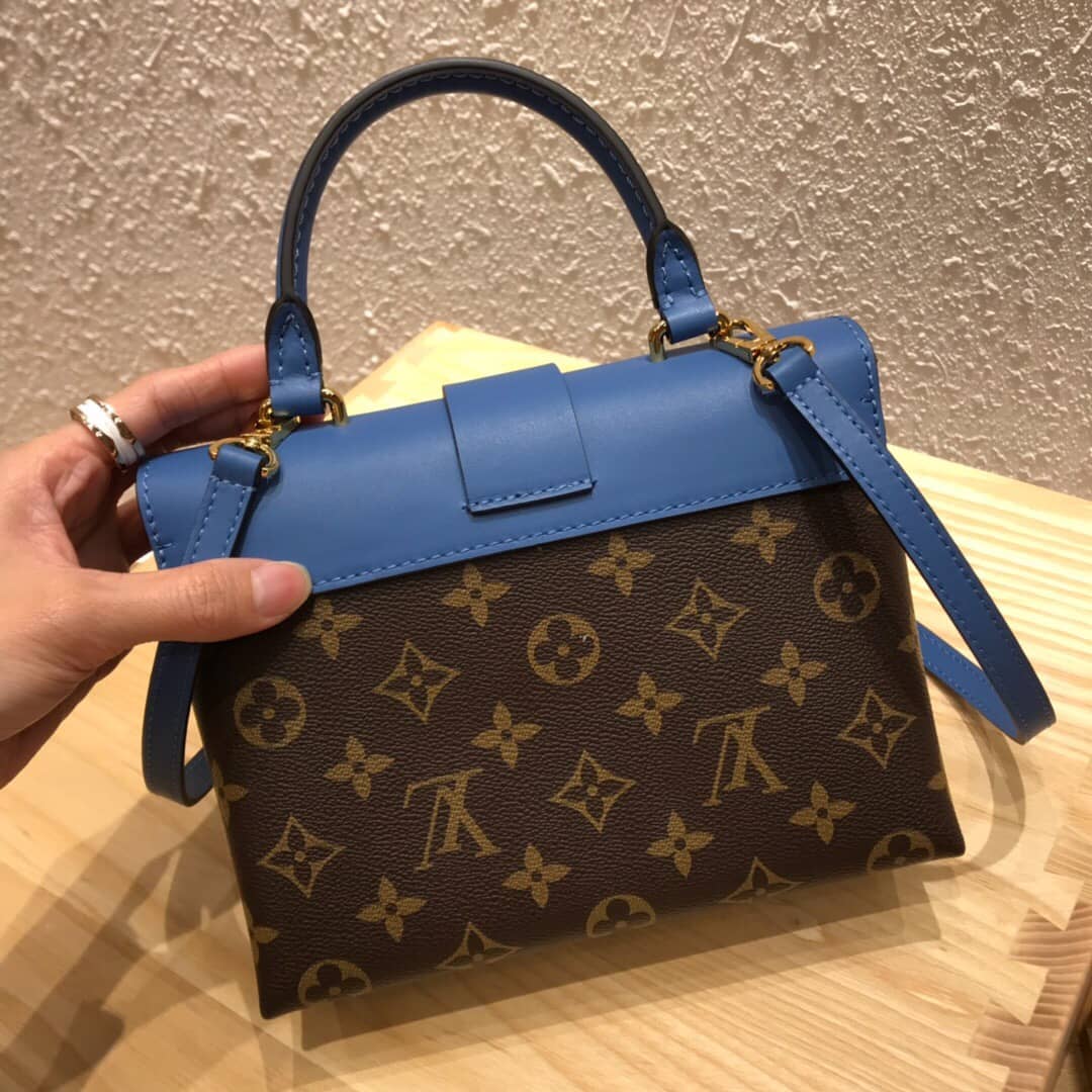 Louis Vuitton Monogram Canvas Locky BB Bag Replica Blue M44321
