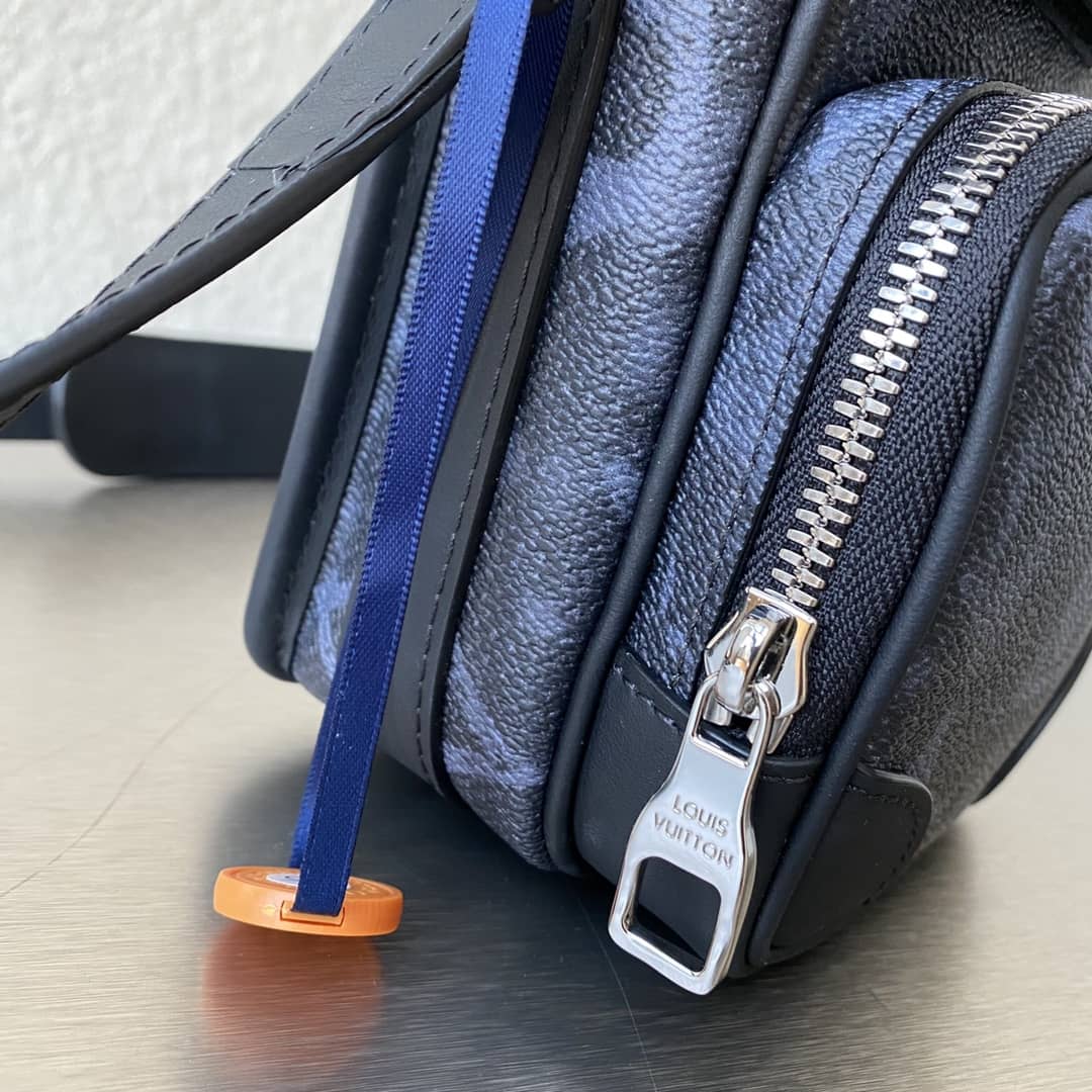 Louis Vuitton Monogram Pastel Noir Coated Canvas Replica Bag 69538