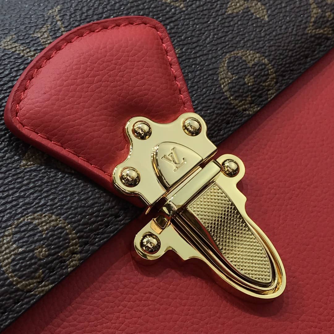 Louis Vuitton Monogram Canvas Victoire Chain Bag Replica Red M41731