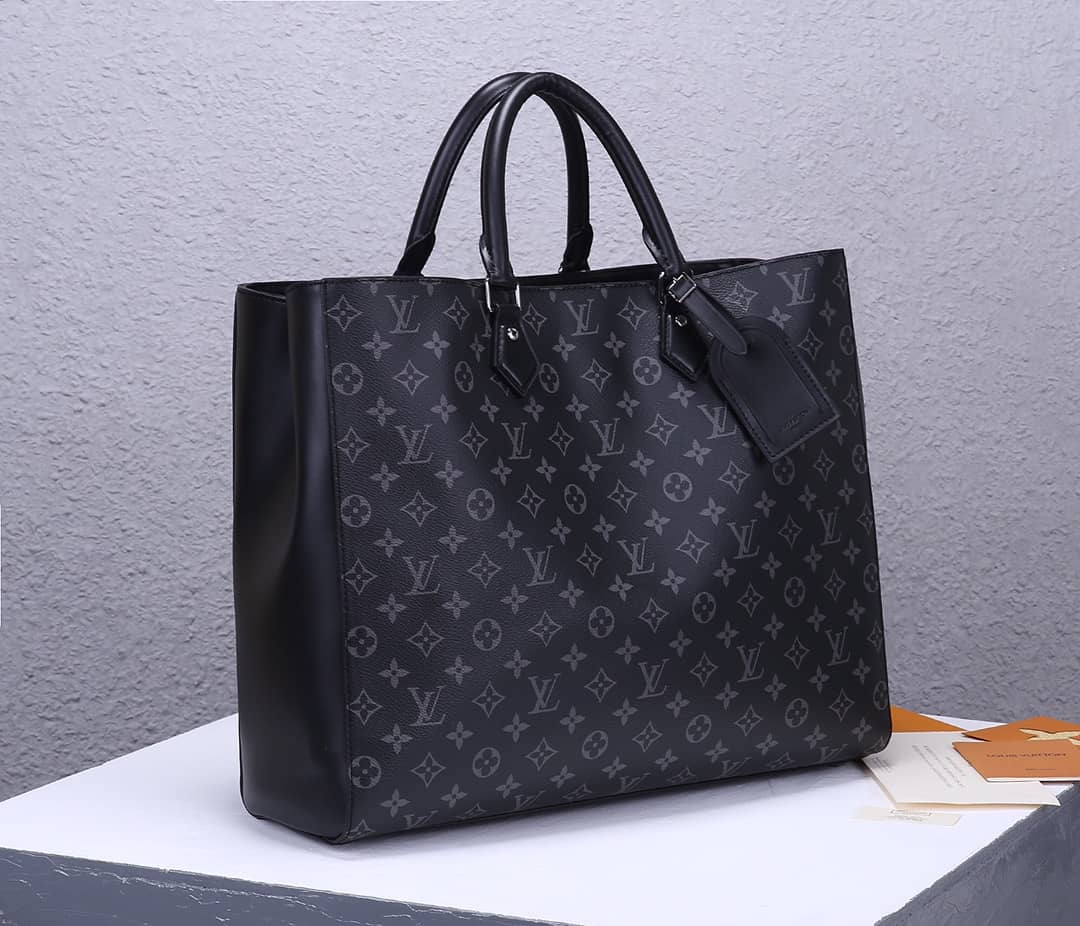 Louis Vuitton Monogram Eclipse Grand Sac Bag Replica M44733
