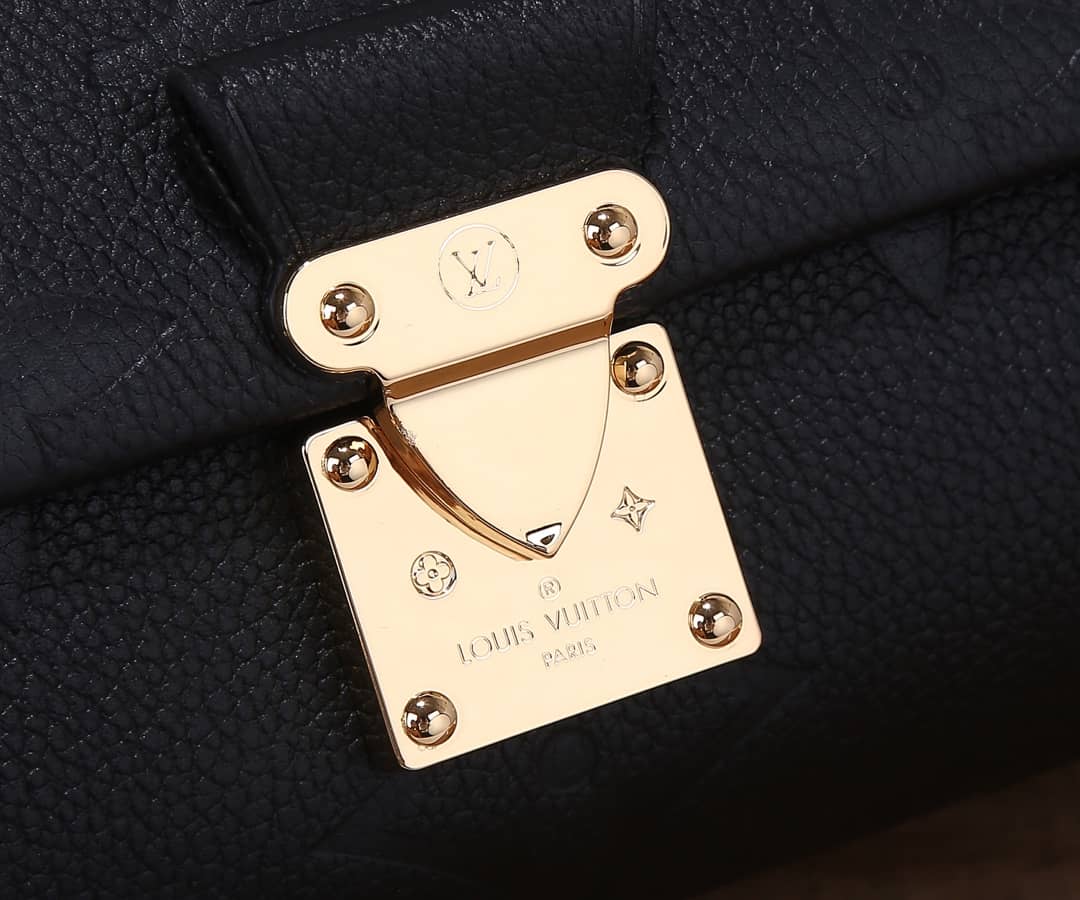 Louis Vuitton Favorite Monogram Empreinte Leather Replica Shoulder Bag Black M45813