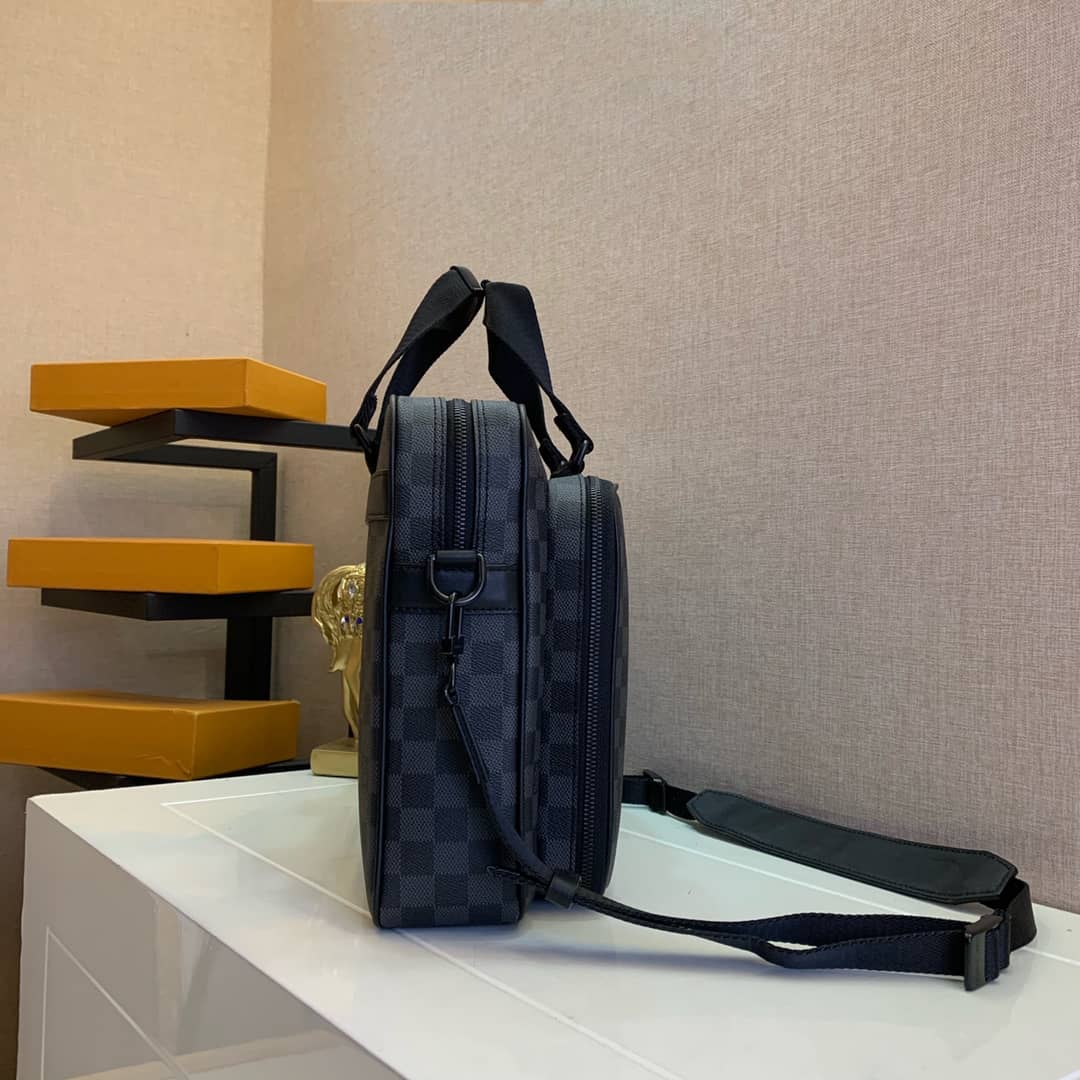 Louis Vuitton Damier Graphite Coated Canvas Utility Business Bag Replica N40278