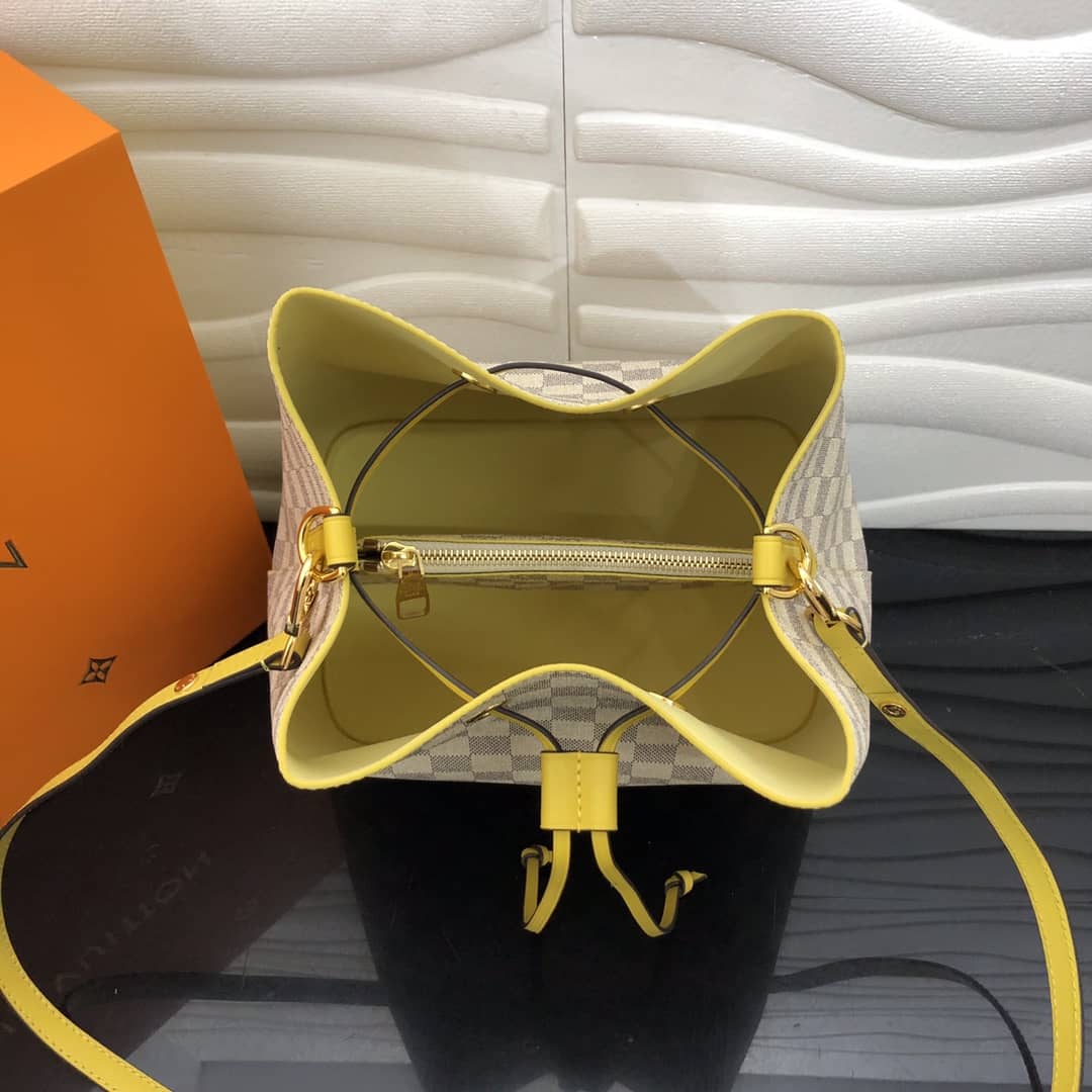 Louis Vuitton Neonoe Replica Bucket Bag Beige Yellow M44020