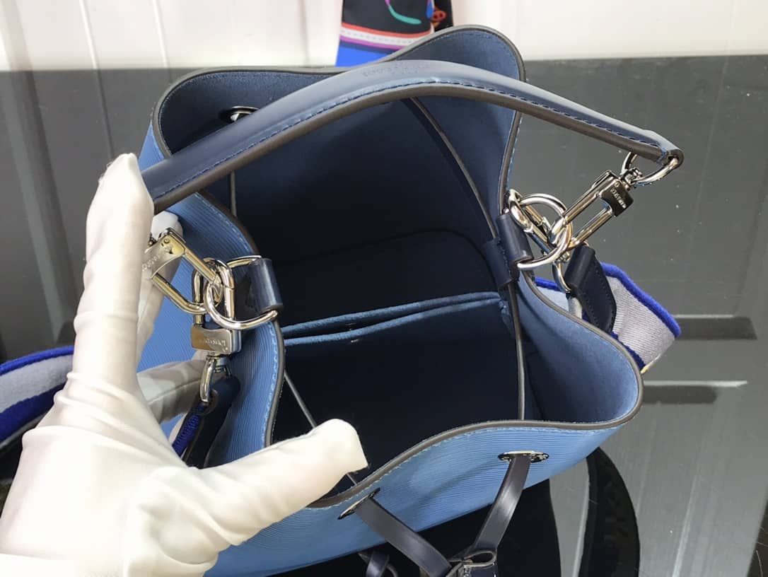 Louis Vuitton Neonoe BB Replica Bucket Bag Blue M57693