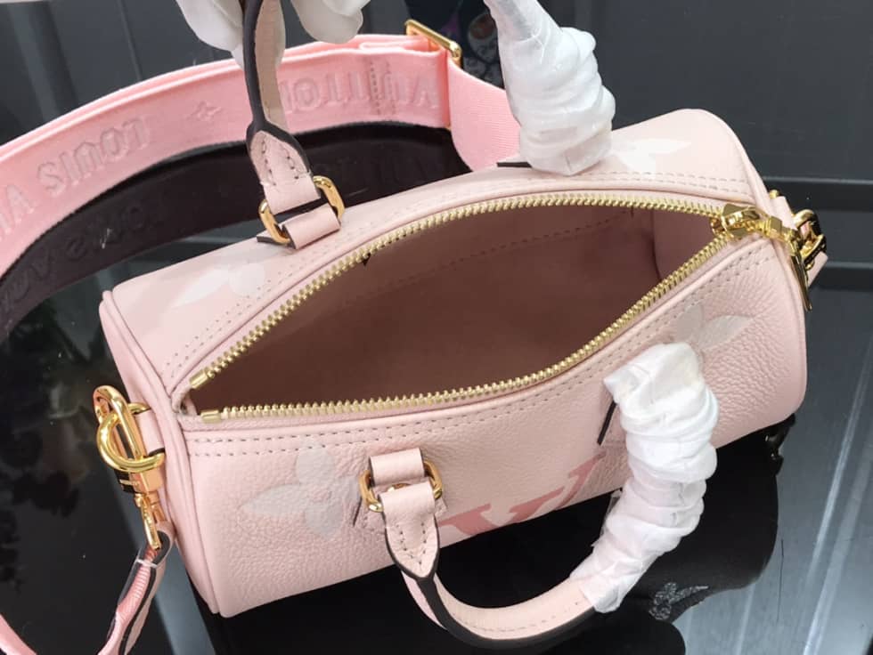 Louis Vuitton Monogram Empreinte Papillon BB Pink M45708 Replica Shoulder Bag