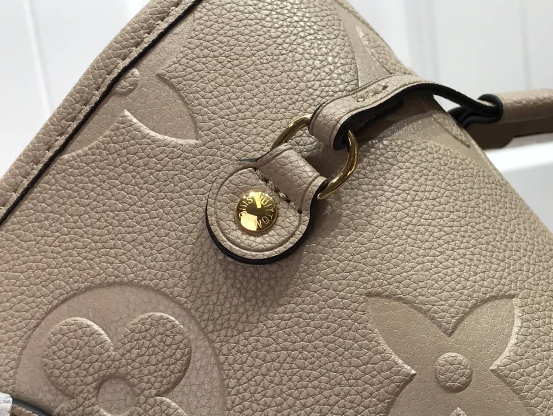 Louis Vuitton Neverfull MM Monogram Empreinte Tourterelle Bag Replica Gray M45686