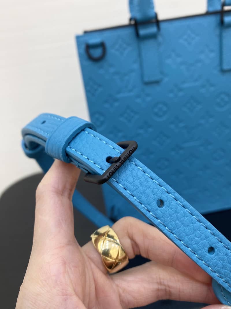 Louis Vuitton Sac Plat Messenger Bag Replica Blue M55891
