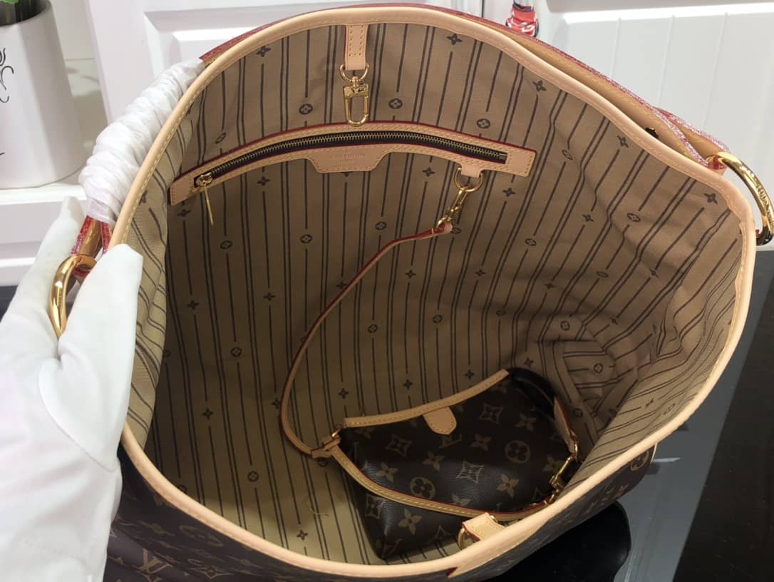 Louis Vuitton Delightful Monogram Tote Replica Brown M40353