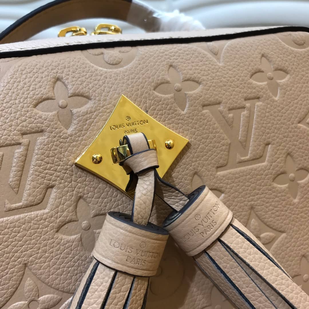 Louis Vuitton Monogram Empreinte Saintonge Replica Bag Beige M44606