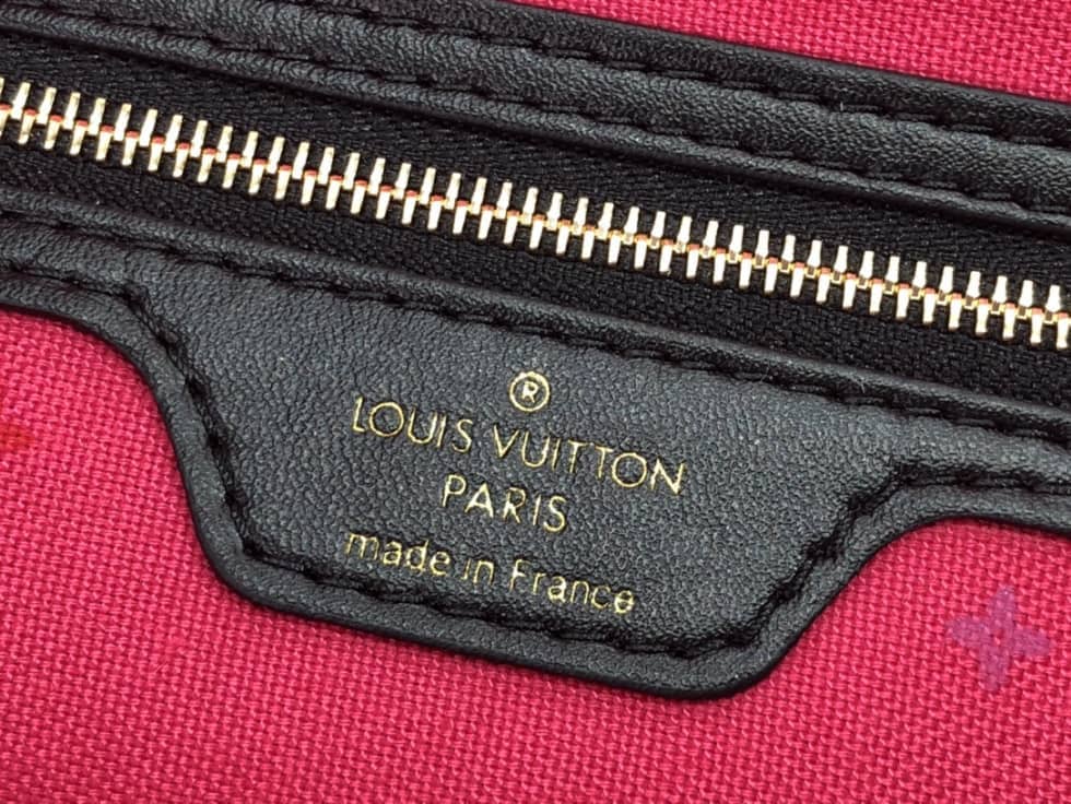 Louis Vuitton Neverfull Dupe Leather Midnight Fuchsia M20511