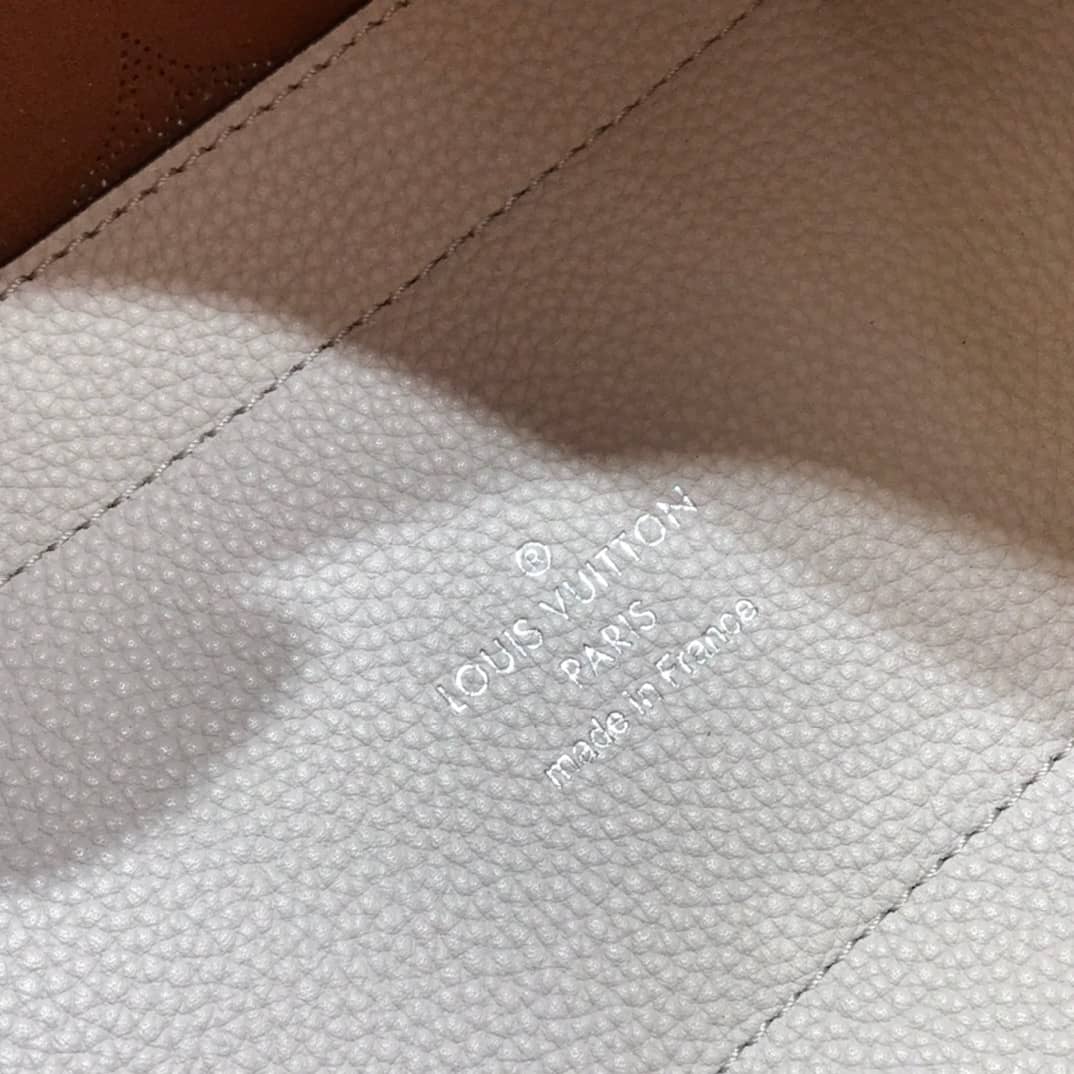 Louis Vuitton Mahina Hina PM Leather Tote Replica White M54353