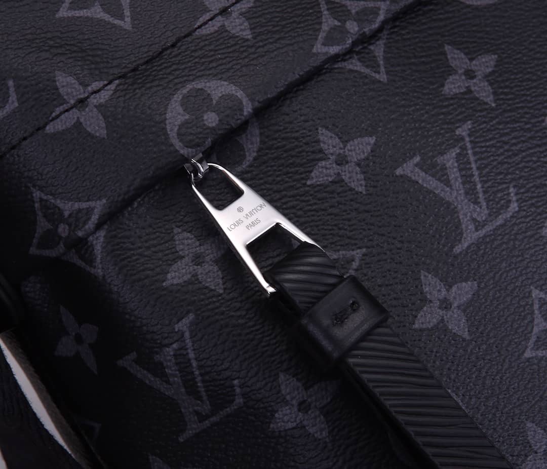 Louis Vuitton Besace Zippée Monogram MM Bag Replica Black M45214