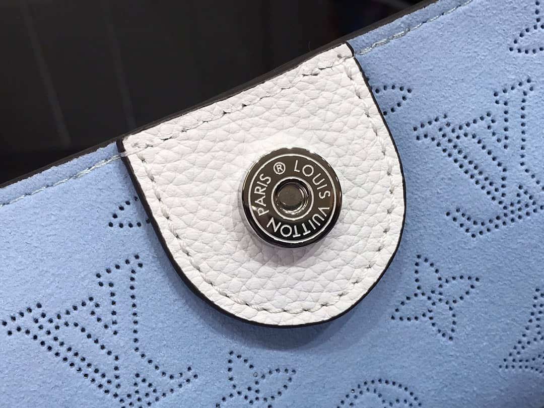 Louis Vuitton Hina PM Mahina Leather Bag Replica Blue M54350