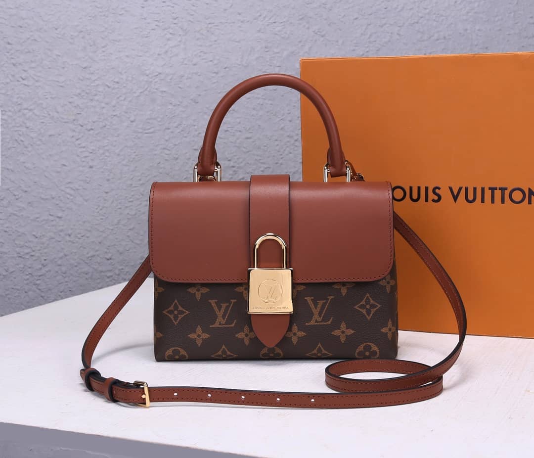 Louis Vuitton Locky BB 2way Replica Shoulder Bag Brown M44141