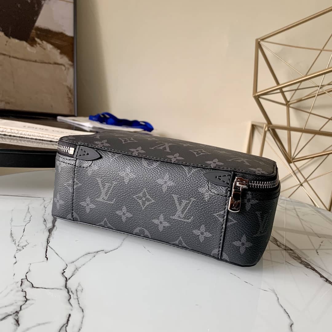 Louis Vuitton Packing Cube MM Monogram Canvas Replica Bag Black M43689