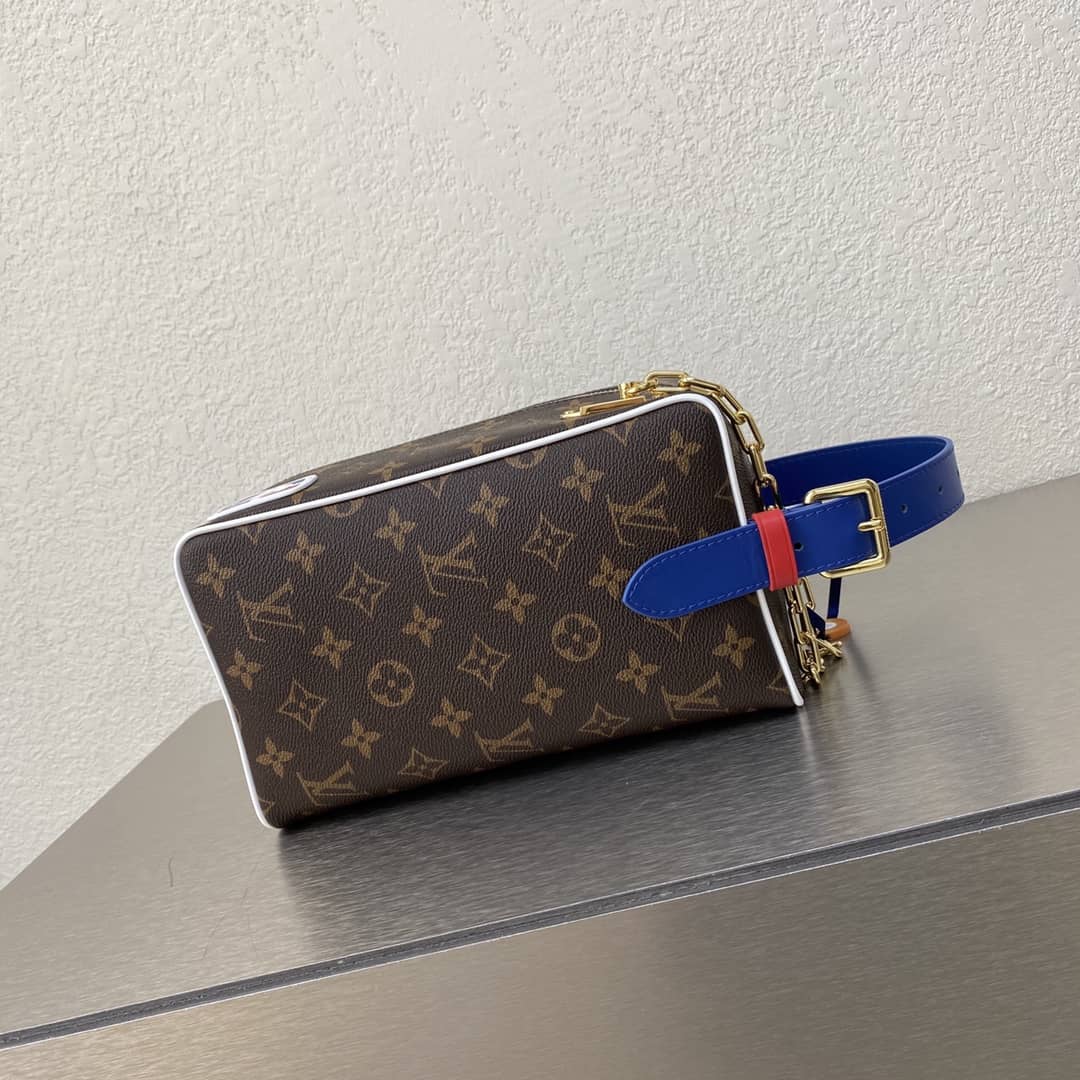 Louis Vuitton NBA Monogram Cloakroom Dopp Kit Replica Bag M45588