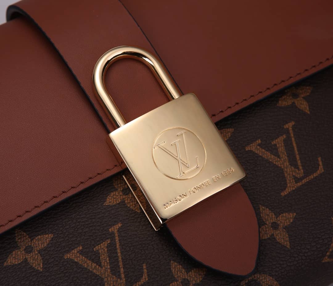 Louis Vuitton Locky BB 2way Replica Shoulder Bag Brown M44141