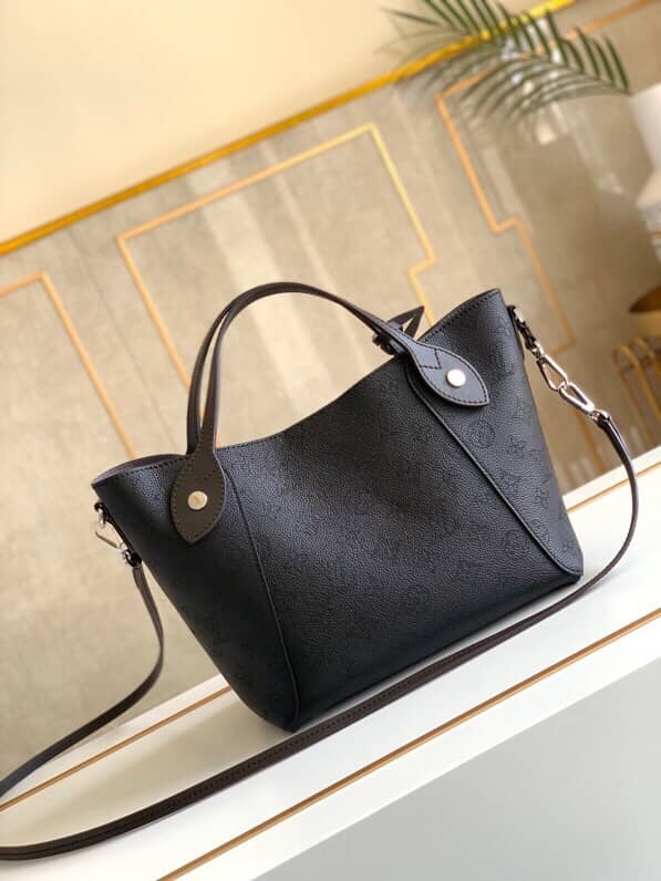 Louis Vuitton Mahina Hina PM Leather Tote Replica Black M54353
