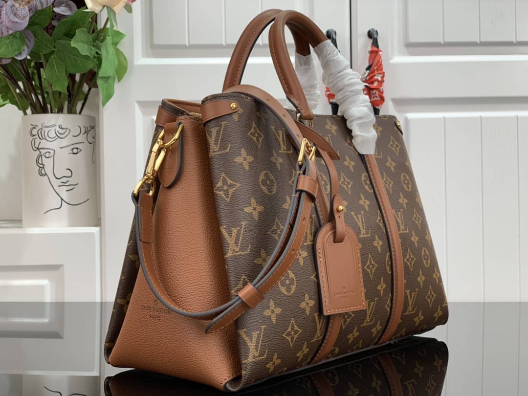 Louis Vuitton Monogram Canvas Soufflot MM Replica Bag M44817