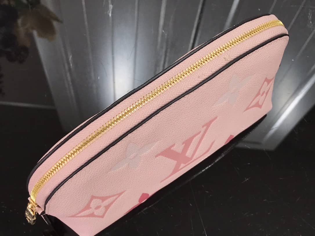 Louis Vuitton Monogram Empreinte Cosmetic Pouch Replica M80502