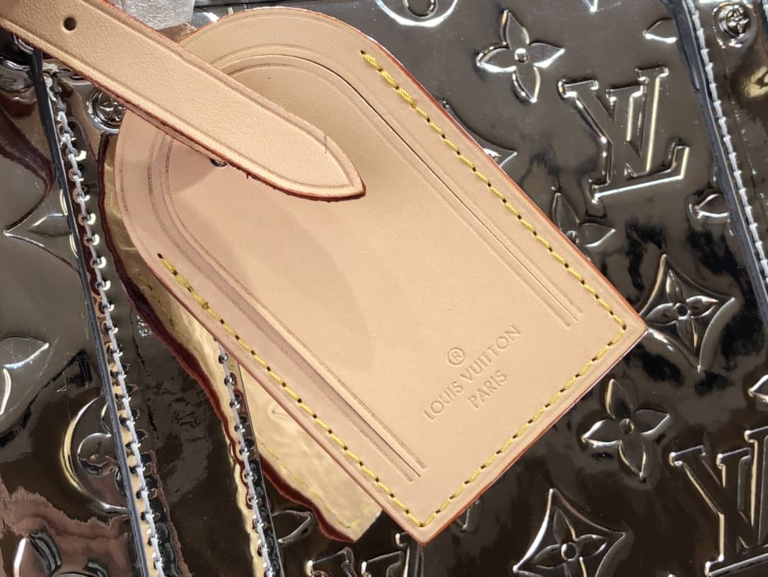 Louis Vuitton Monogram Mirror Coated Sac Plat Bag Replica M46121