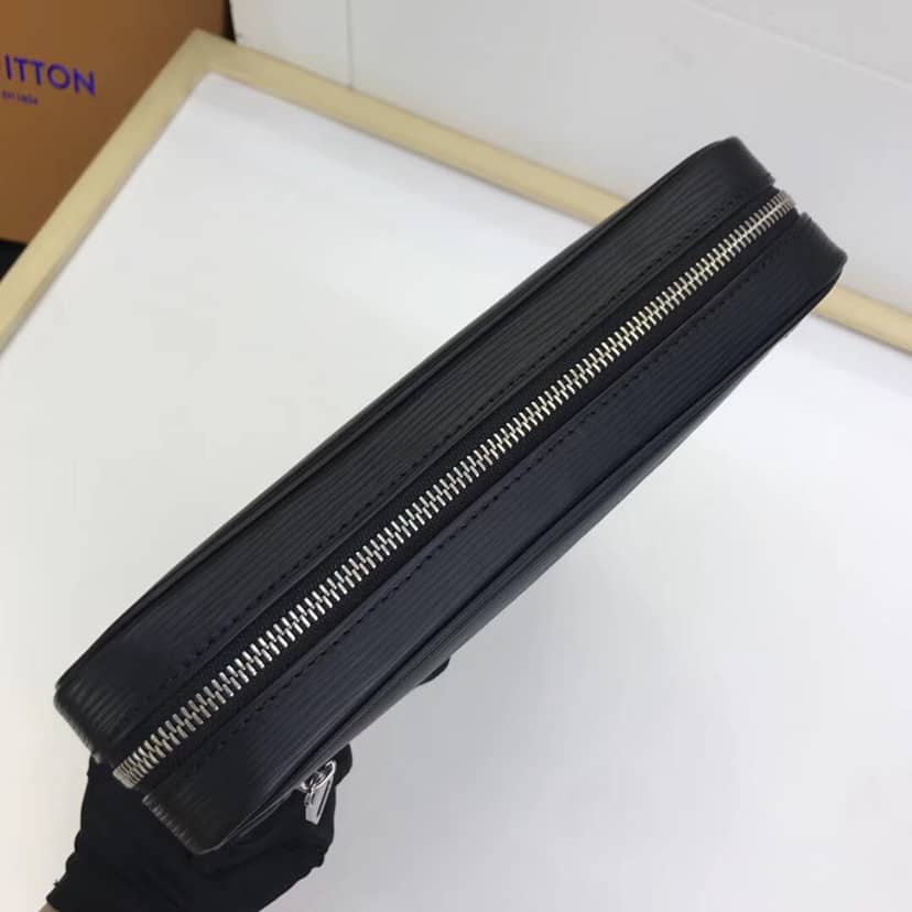 Louis Vuitton Kasai Clutch Epi Leather Replica Black M51726