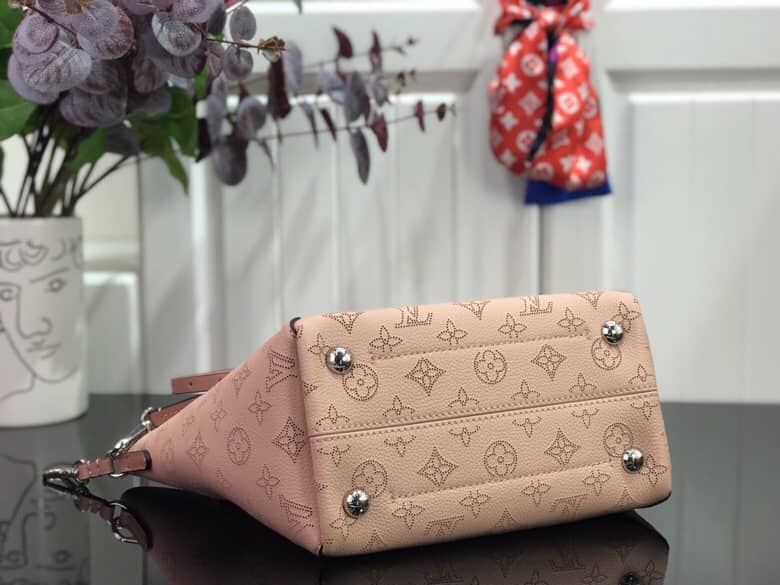 Louis Vuitton Mahina Hina PM Leather Tote Replica Pink M54353