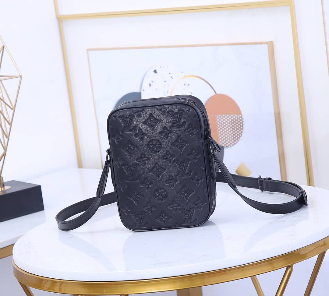 Louis Vuitton Danube Slim Monogram Shadow Crossbody Bag Replica M44972