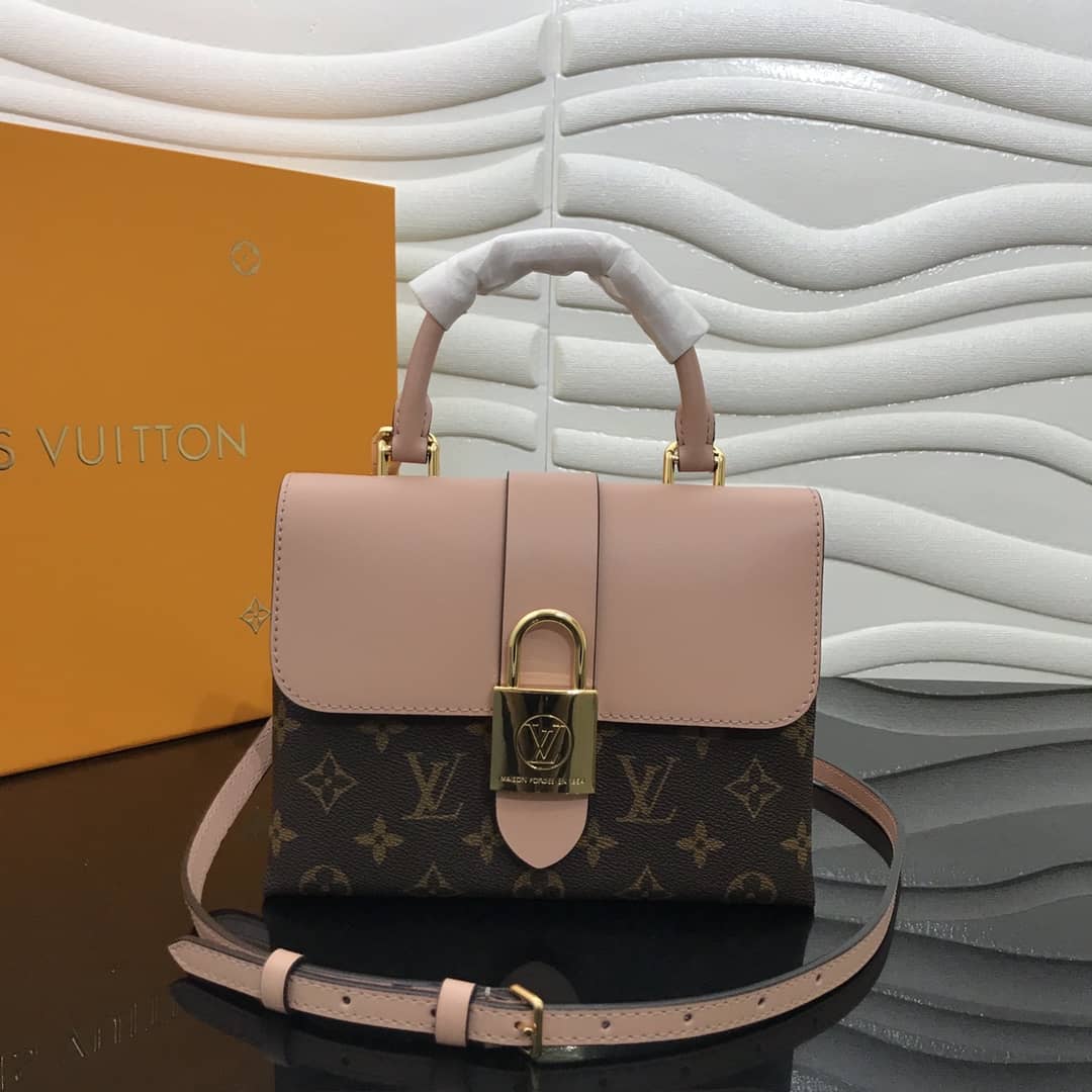 Louis Vuitton Locky BB Replica Crossbody Handbag Pink M44321