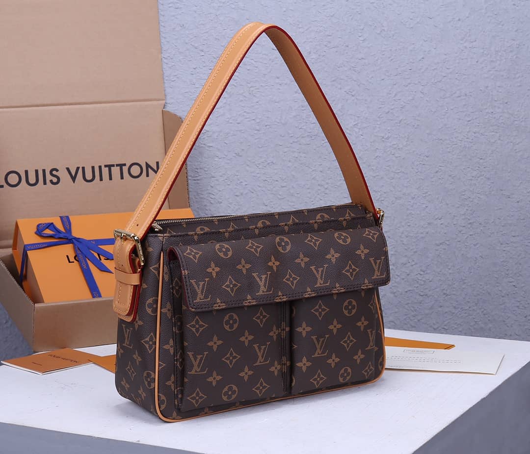 Louis Vuitton Vintage Bibashite MM Monogram Canva Bag Replica M51160