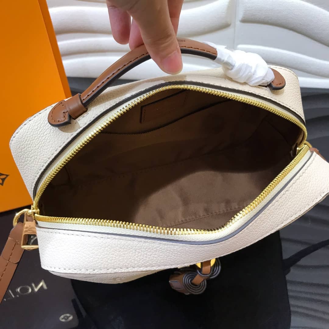 Louis Vuitton Monogram Empreinte Saintonge Replica Bag White M44606
