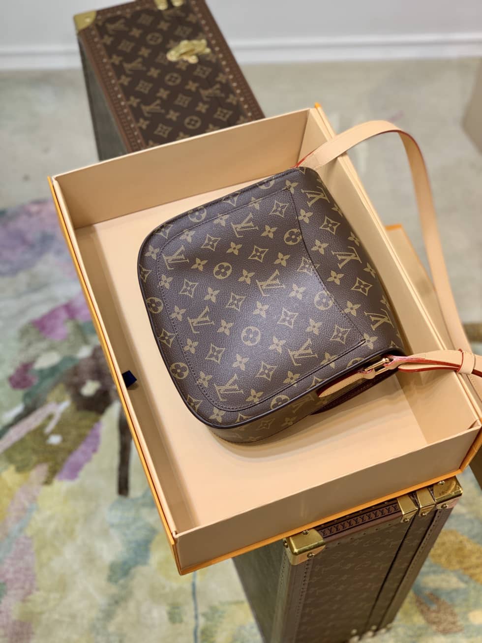 Louis Vuitton Saint Cloud Mini Monogram Canvas M51242 Replica Messenger Bag