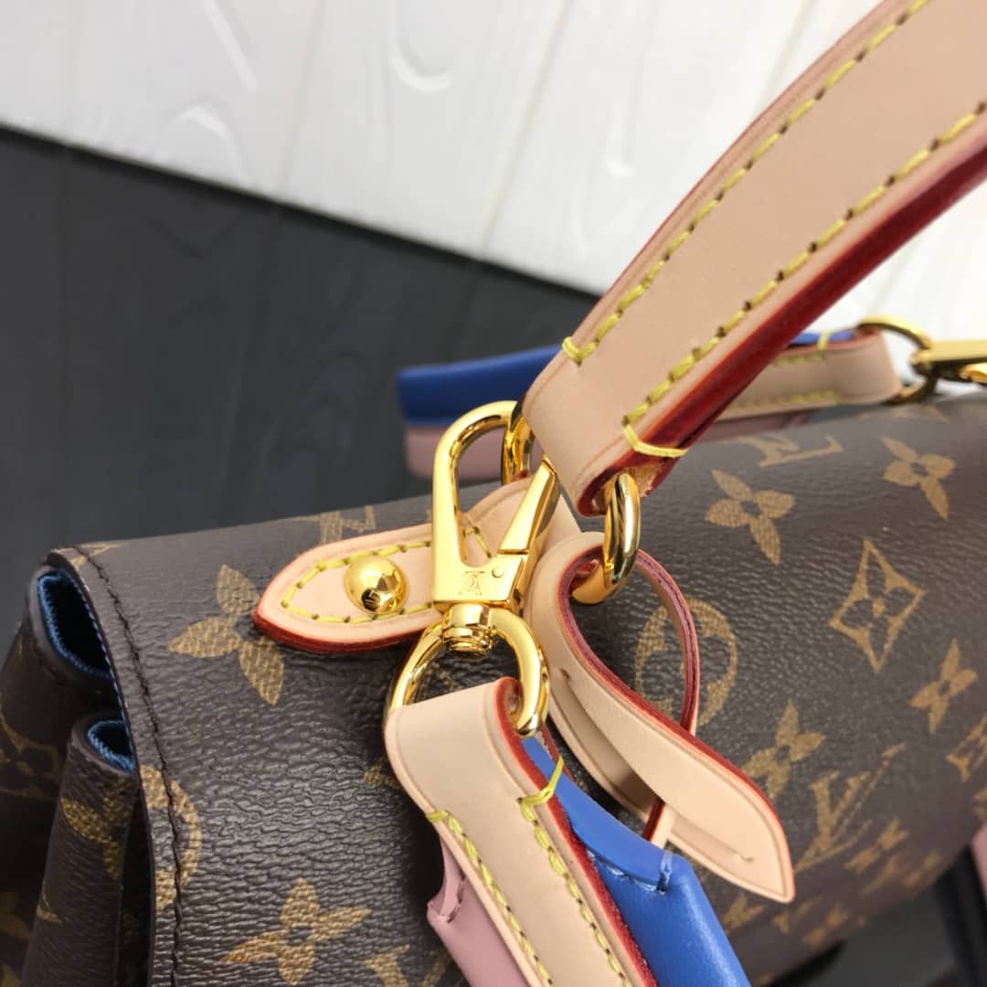 Louis Vuitton Cluny Bb Monogram Canvas Shoulder Bag Replica Blue M42738