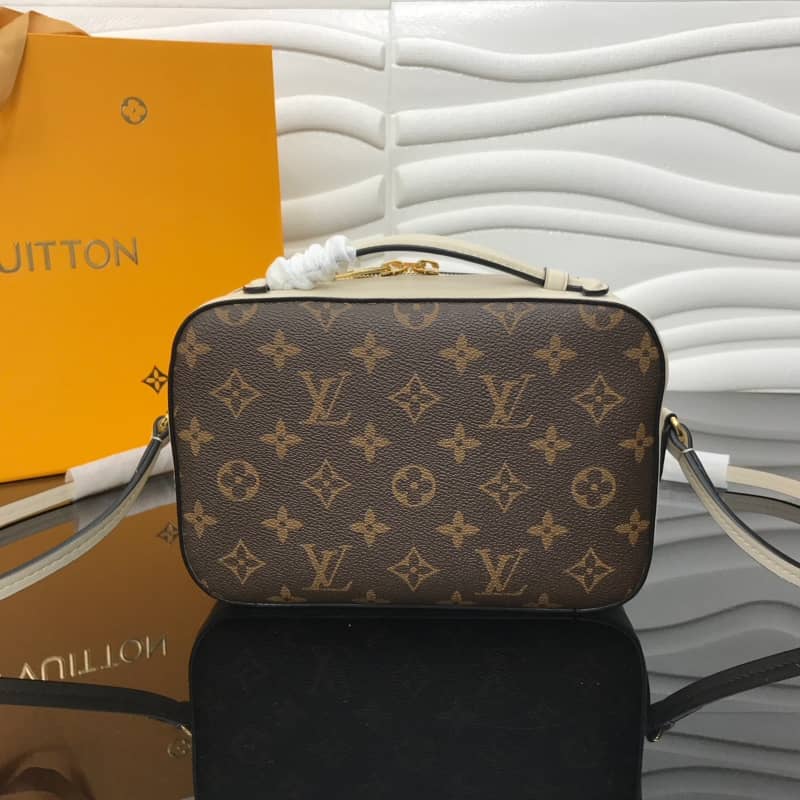 Louis Vuitton Saintonge Monogram Canvas Replica Shoulder Bag White M43557