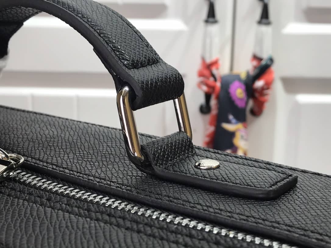 Louis Vuitton Briefcase Taiga Leather Black M30769 Replica