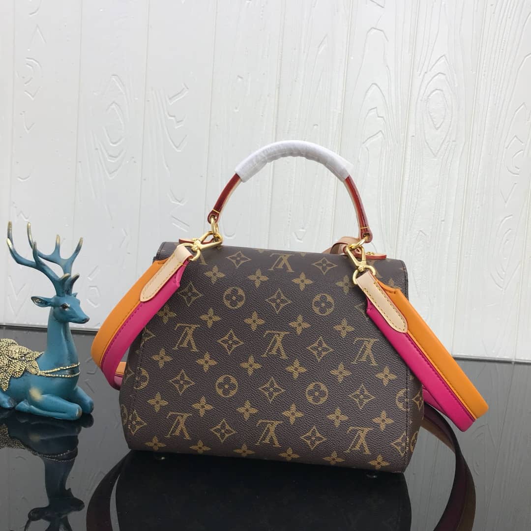 Louis Vuitton Cluny BB Monogram Canvas Shoulder Bag Replica Pink M42738