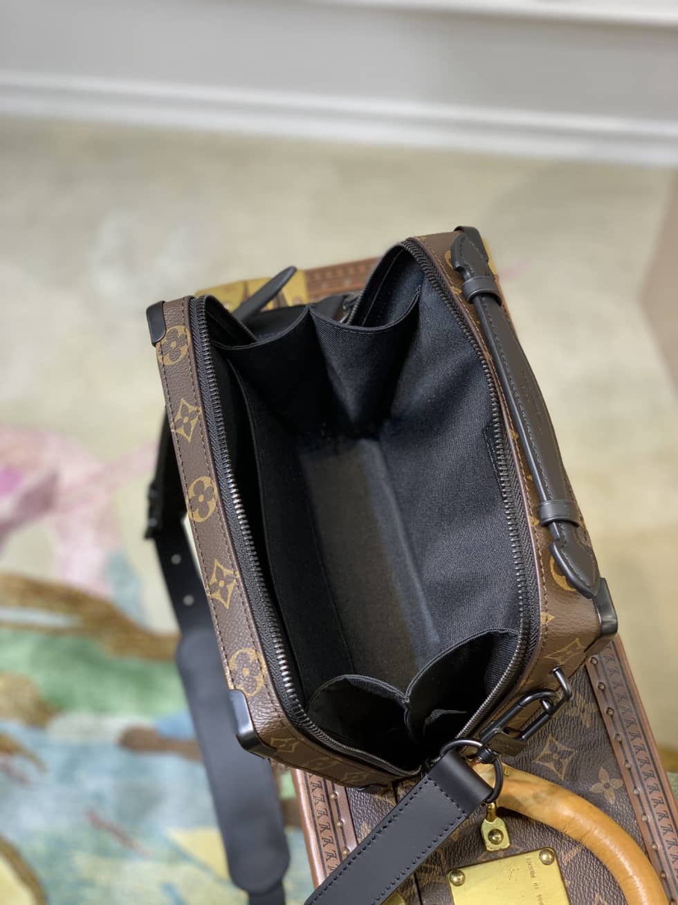 Louis Vuitton Handle Trunk Monogram Macassar M45935 Replica Shoulder Bag